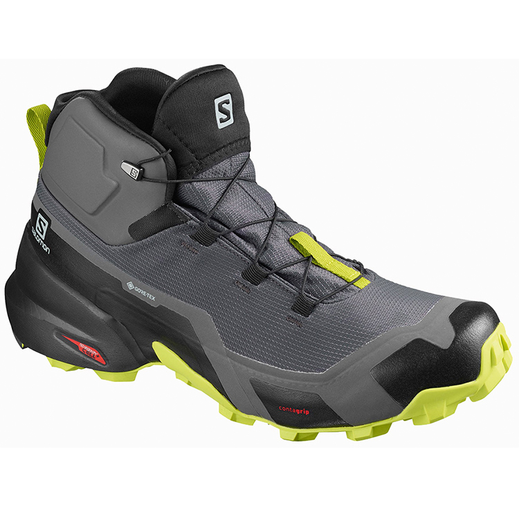 Кроссовки Salomon SHOES CROSS HIKE MID GTX / Мужской / 42 / Серый/Салатовый photo 3